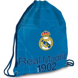 Sac de umar cu snur Real Madrid Albastru