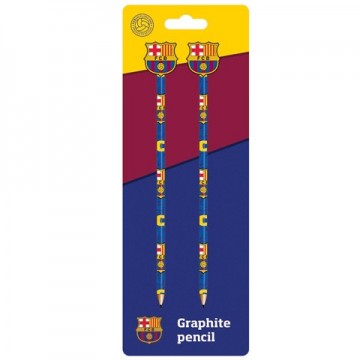 Set 2 creioane grafit cu radiera F.C Barcelona