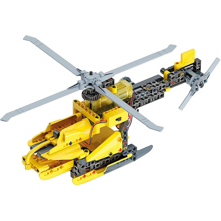 Set de constructie Clementoni Mechanics - Elicopter de salvare