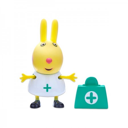 Figurine Peppa Pig Rebecca asistenta cu geanta medicala