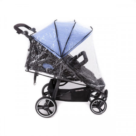 Husa protectie ploaie pentru carucior Kuki Twin Baby Monsters