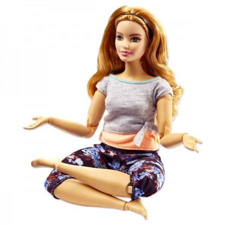 Papusa Barbie Made To Move flexibila Yoga - Complet Articulata