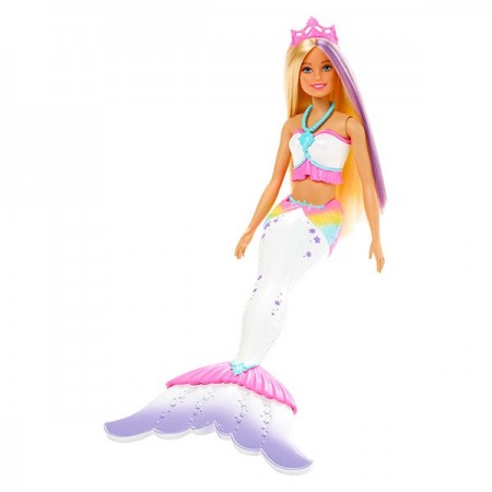 Papusa Barbie sirena colorabila Crayola Dreamtopia