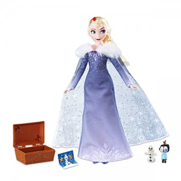 Papusa Elsa Holiday Singing cu cadouri Frozen