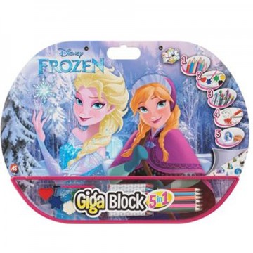 Set creativ Giga Block 5 in 1 Frozen
