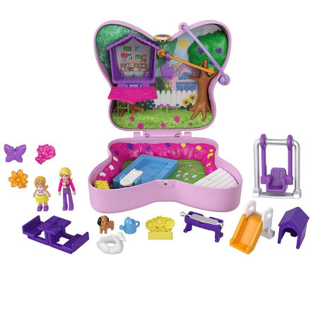 Set de joaca Polly Pocket - Parc in gentuta fluture