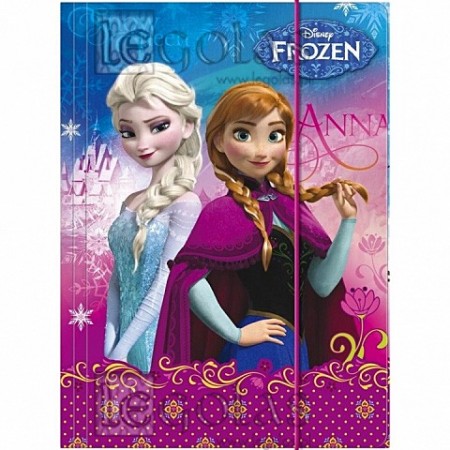 Mapa cu elastic A4 Ana si Elsa Frozen