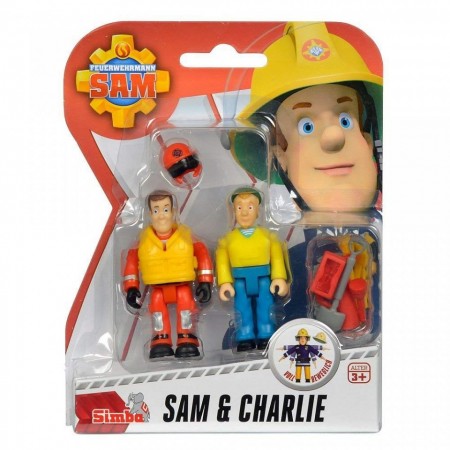 Set 2 Figurine Sam Pompierul - Sam&Charlie