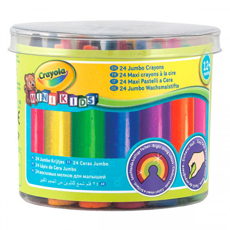 Set 24 creioane cerate Crayola Mini Kids Jumbo