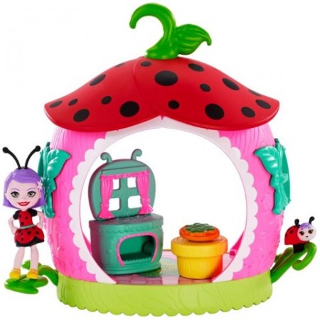 Set de joaca bucataria papusii Ladelia Ladybug - Petal Park - EnchanTimals