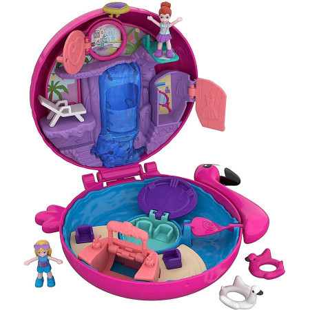 Set de joaca Polly Pocket - Flamingo gonflabil