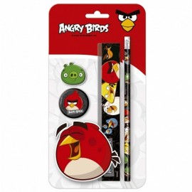 Set de Papetarie Angry Birds 4 Bucati