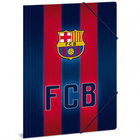 Mapa cu elastic albastru - rosu A4 FC Barcelona