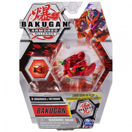 Set Bakugan Armored Alliance figurina Dragonoid x Tretorous