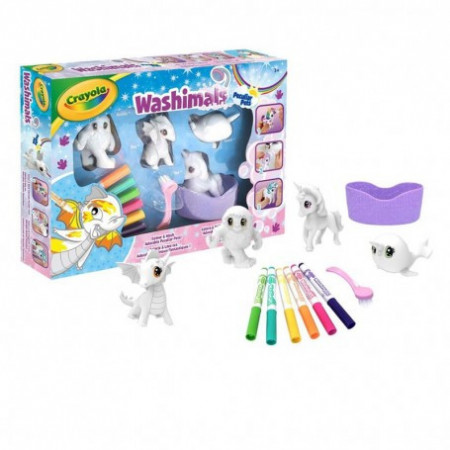 Set creativ Crayola Washimals - Creaturi fantastice