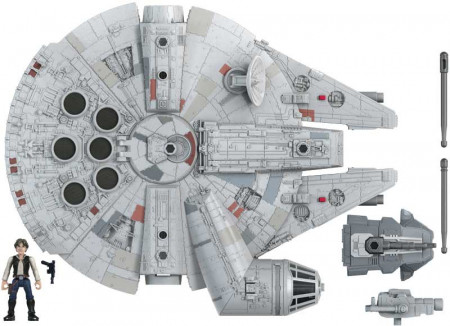 Set de joacă Star Wars Millennium Falcon Deluxe, cu figurină și accesorii!