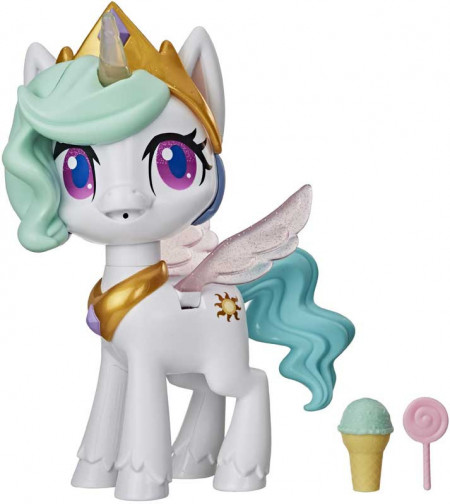 Figurina interactiva My Little Pony Magical Kiss, Printesa Celestia cu sunete si lumini