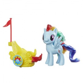 Figurina Rainbow Dash cu trasura My Little Pony
