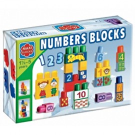 Joc de Constructie Cuburi cu Numere