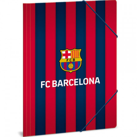 Mapa cu elastic rosu - albastru A4 FC Barcelona