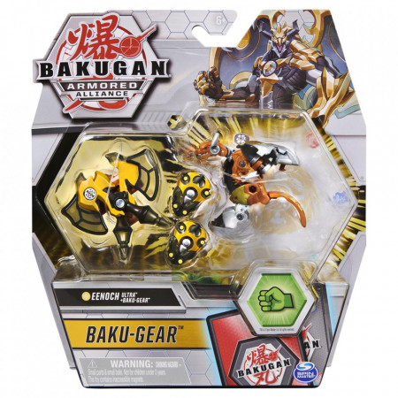 Set Bakugan Armored Alliance Baku-Gear figurina Eenoch Ultra