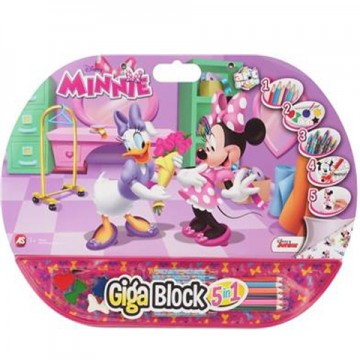 Set creativ Giga Block 5 in 1 Minnie Mouse