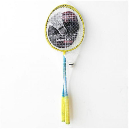Set de badminton galben Vektory
