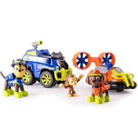 Set de joaca Exploratorii Junglei Chase si Zuma cu vehicule Jungle Rescue Patrula Catelusilor