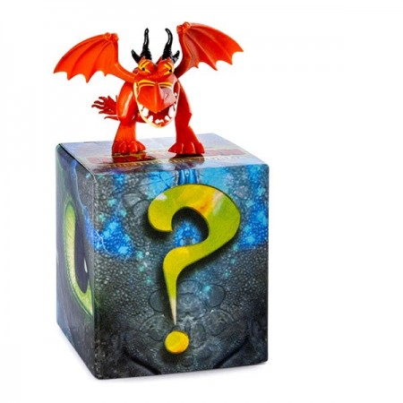 Set mini figurine Cum sa-ti dresezi dragonul - Monstrous Nightmare si 2 figurine surpriza