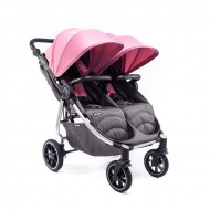 Carucior pentru gemeni Easy Twin 4 Silver Baby Monster