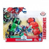 Figurine Optimus Prime si Grimlock Transformers Combiner Force