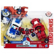 Figurine Robot Optimus Prime si Strongarm Transformers Combiner Force