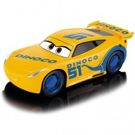 Masinuta Cars: RC Turbo Racer Cruz Ramirez cu telecomanda