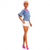 Papusa Barbie Fashionistas creola cu parul scurt