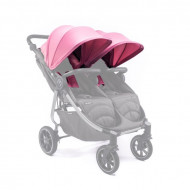 Parasolar roz pentru carucior Easy Twin 4 Baby Monster