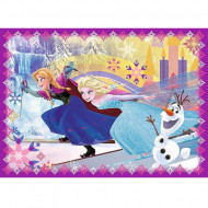 Puzzle Frozen 4 in 1 - 35, 48, 54 si 70 piese