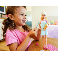 Set de joaca papusa Barbie cu accesorii de SPA