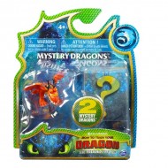 Set mini figurine Cum sa-ti dresezi dragonul - Monstrous Nightmare si 2 figurine surpriza