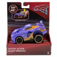 Masinuta mecanica Danny Swervez Revvin' Action Cars 3