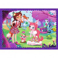 Puzzle Enchantimals 4 in 1 - 35, 54, 70 si 48 piese