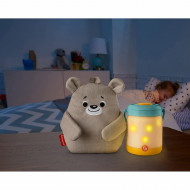 Set 3 in 1 ursulet pentru somn si lampa de veghe cu muzica linistitoare Fisher-Price