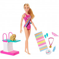 Set de joaca Barbie Dreamhouse Adventures - Barbie la piscina