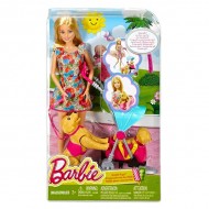 Set de joaca Papusa Barbie si cateii