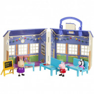 Set de joaca pliabil Scoala cu figurine Peppa, Zoe si Madame Gazelle Peppa Pig