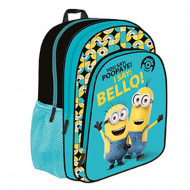 Ghiozdan rucsac scoala albastru Minions 39 cm