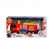 Masina de Pompieri Jupiter 2.0 cu figurine Sam si Elvis - Pompierul Sam