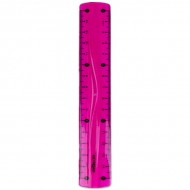 Rigla flexibila roz 15 cm Keyroad