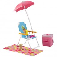 Scaunul de Plaja cu accesorii Barbie