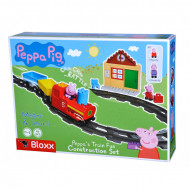 Set de constructie Big Bloxx Peppa Pig - Calatorie cu trenul