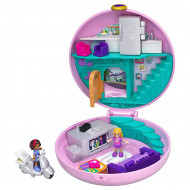 Set de joaca Polly Pocket - Petrecere in pijama in gentuta gogoasa